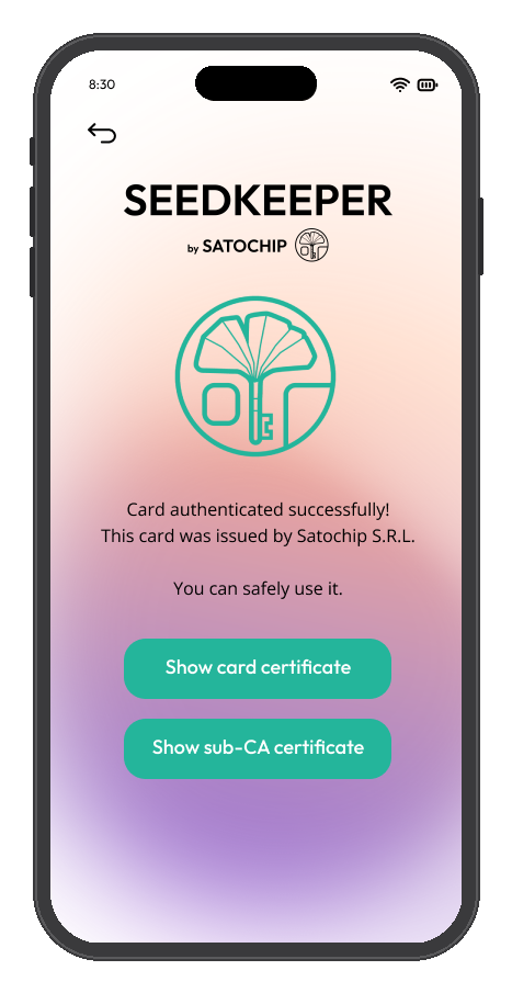 Authentication successful